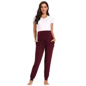 Comfortable Maternity Sweatpants With Pockets